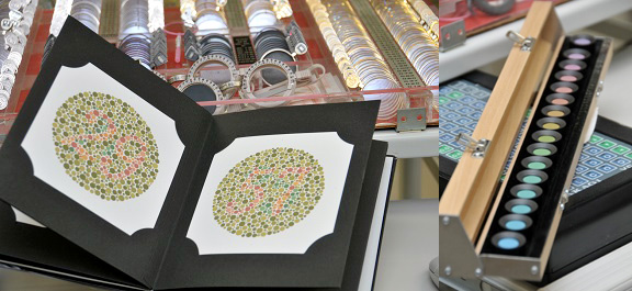 写真：色覚検査表